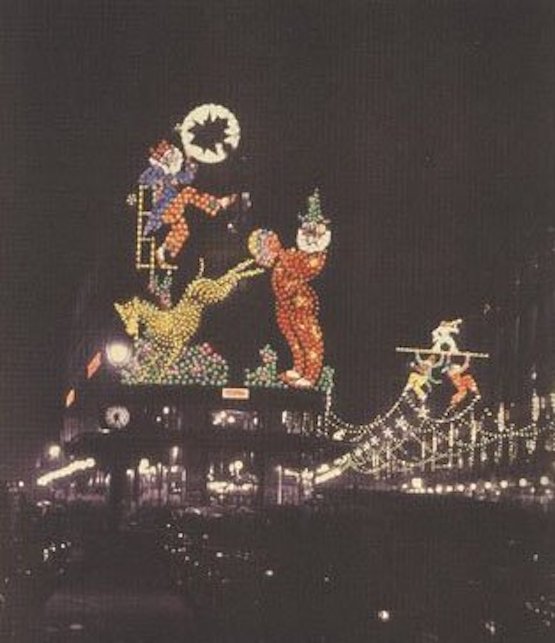 illuminations de noël à paris en 1925